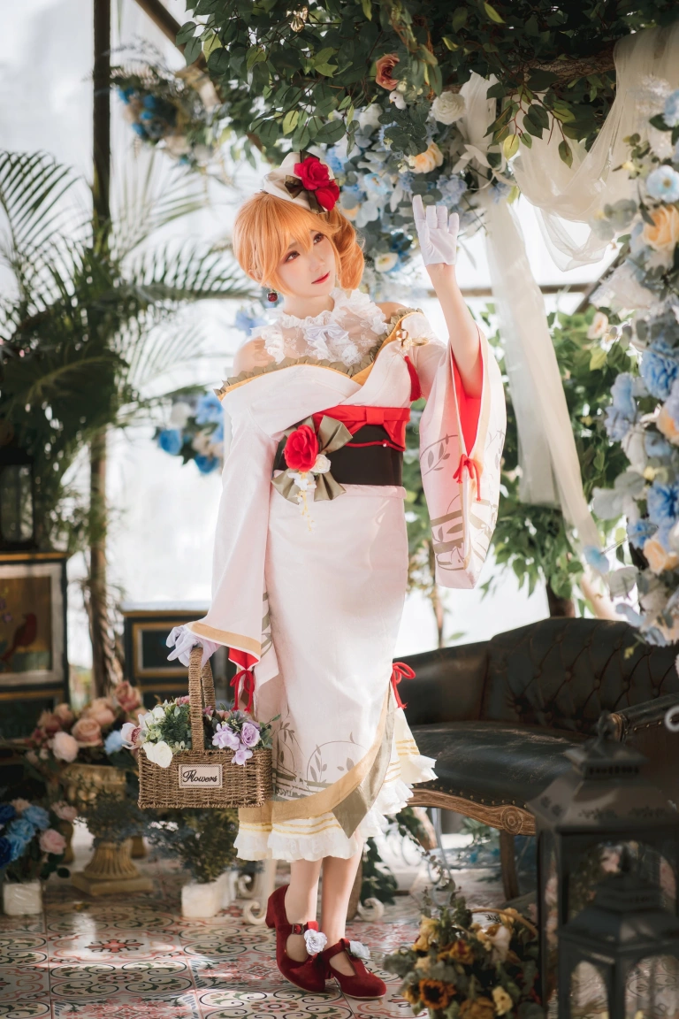 瓜希酱《黎塞留 和服》主题写真：22张全套美图