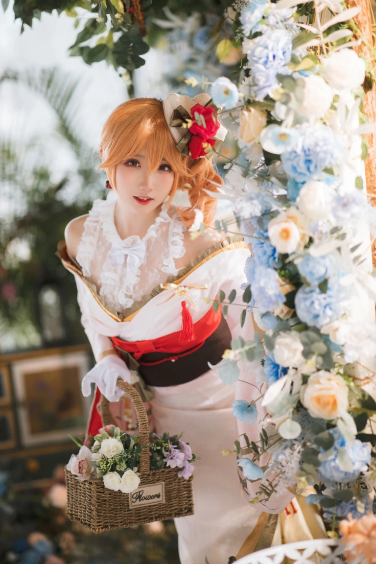 瓜希酱《黎塞留 和服》主题写真：22张全套美图