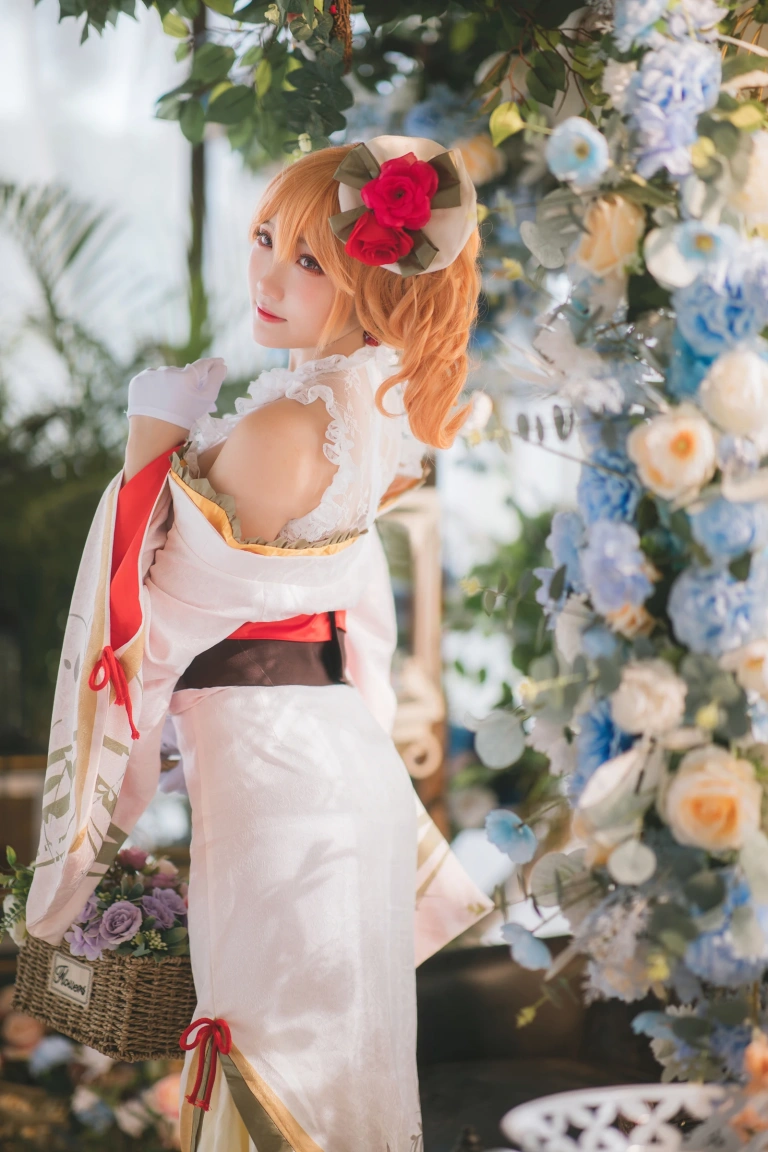 瓜希酱《黎塞留 和服》主题写真：22张全套美图
