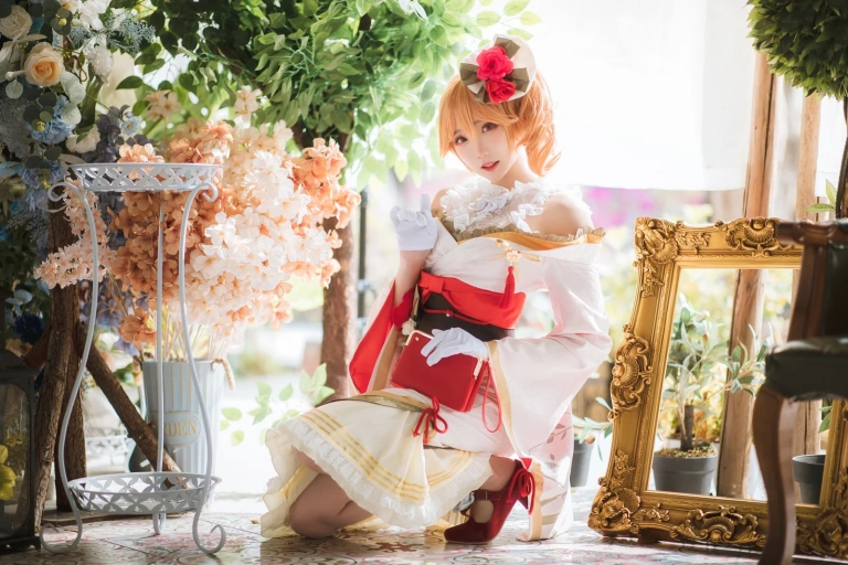 瓜希酱《黎塞留 和服》主题写真：22张全套美图