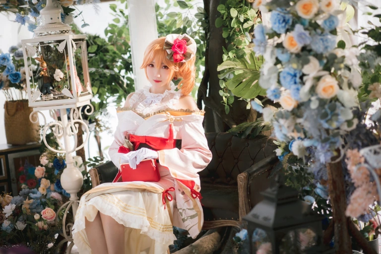 瓜希酱《黎塞留 和服》主题写真：22张全套美图