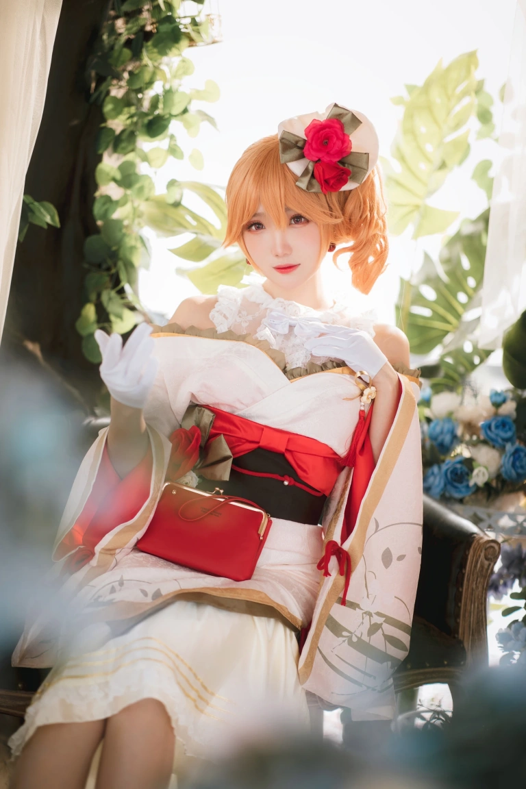 瓜希酱《黎塞留 和服》主题写真：22张全套美图