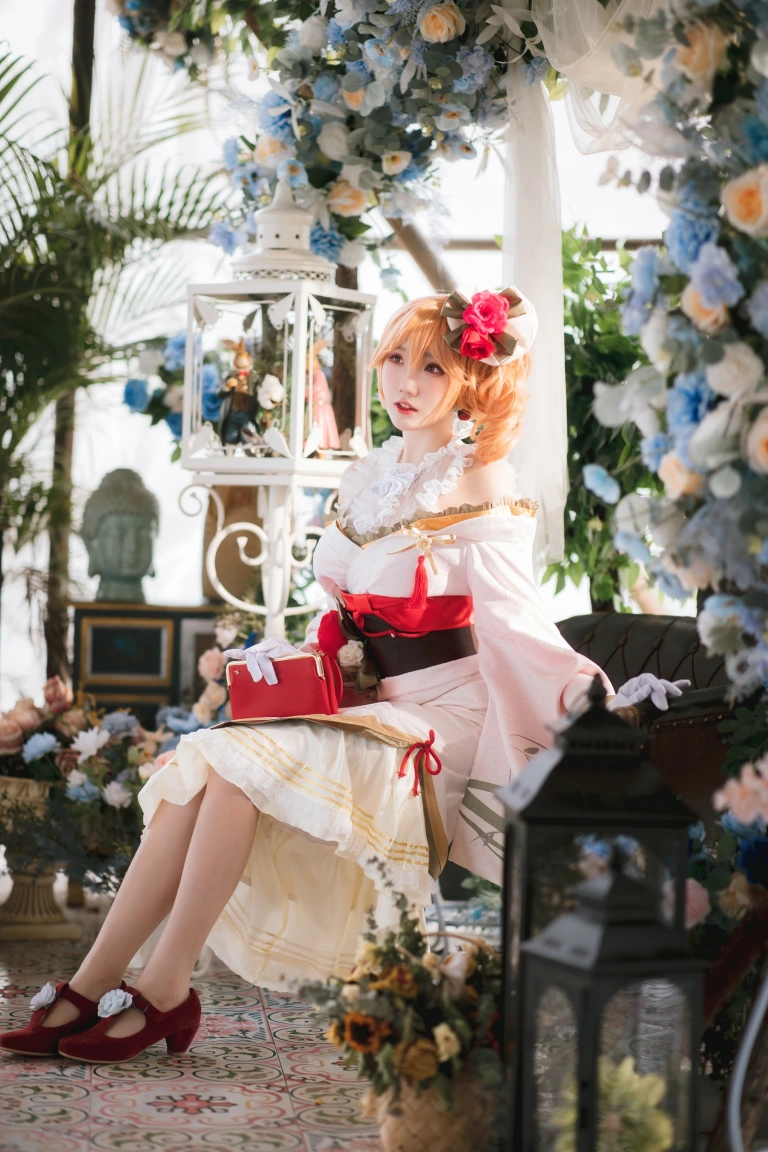 瓜希酱《黎塞留 和服》主题写真：22张全套美图