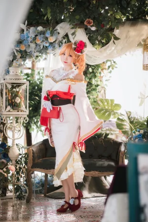 瓜希酱《黎塞留 和服》主题写真：22张全套美图
