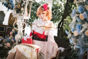 瓜希酱《黎塞留 和服》主题写真：22张全套美图