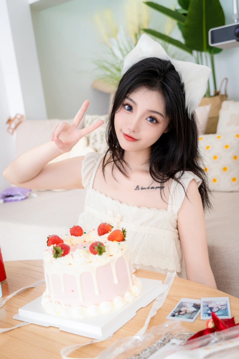桃良阿宅《蛋糕》主题写真：33张全套美图