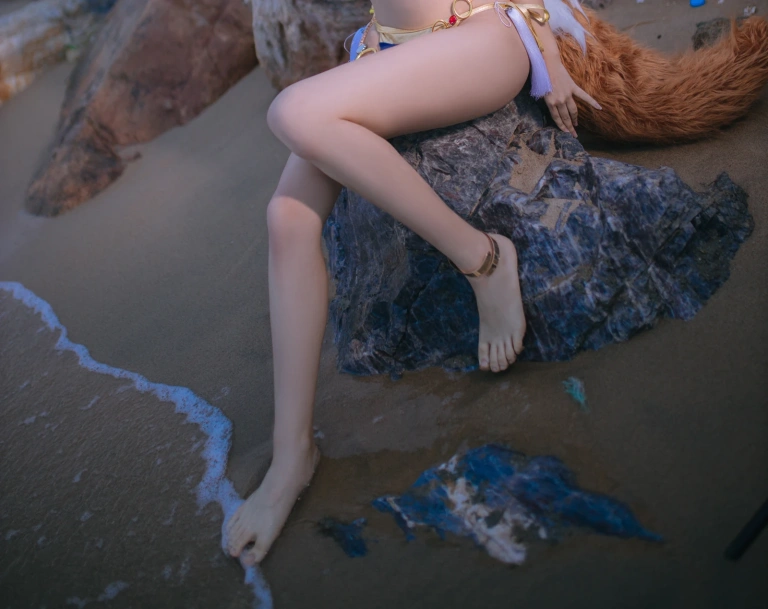 日奈娇(椎名莜)《玉藻前 阿拉伯舞娘》主题写真：37张全套美图