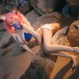 日奈娇(椎名莜)《玉藻前 阿拉伯舞娘》主题写真：37张全套美图