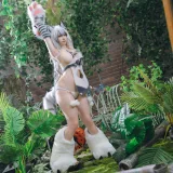 一北亦北《白虎兽娘福瑞》主题写真：40张全套美图