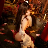 是三不是世《祈福巫女》主题写真：43张全套美图