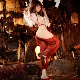 是三不是世《祈福巫女》主题写真：43张全套美图