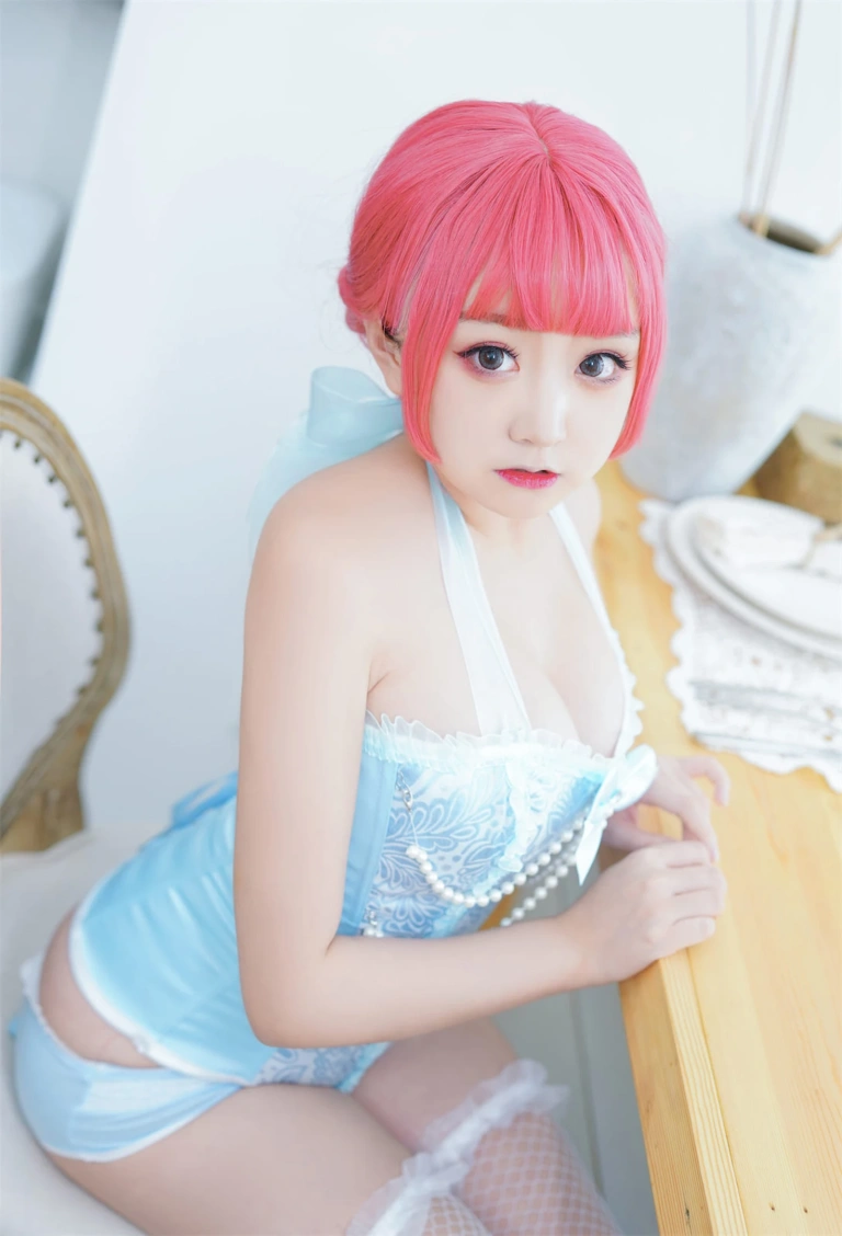 恩田直幸《蓝色束缚》主题写真：55张全套美图