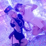 皮皮奶&喵零《万圣节邪恶护士》主题写真：60张全套美图