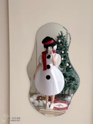 麻薯好吃《雪人小姐的惊喜指令》主题写真：73张全套美图