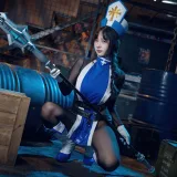 浅安安《胜利女神：妮姬 梅登》主题写真：84张全套美图，含1个视频