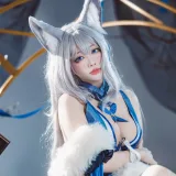 宮本桜《碧蓝航线 信浓 胧月十夜》主题写真：20张全套美图