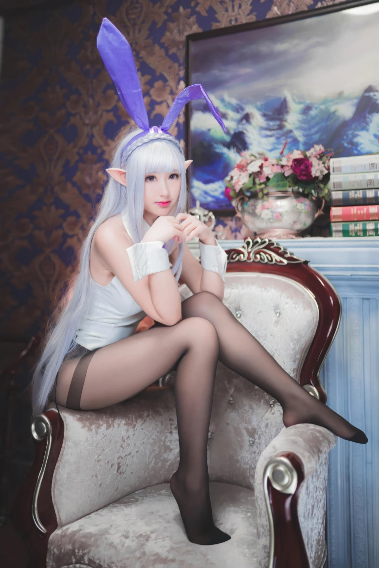 羽生三未《从零开始的异世界生活 艾米莉亚兔女郎》主题写真：22张全套美图