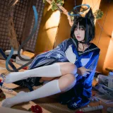 是一只熊仔《桐生桔梗》主题写真：40张全套美图