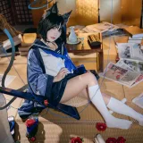 是一只熊仔《桐生桔梗》主题写真：40张全套美图