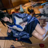 是一只熊仔《桐生桔梗》主题写真：40张全套美图