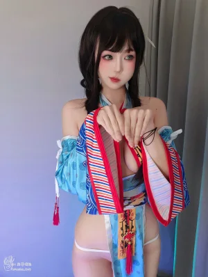 麻薯好吃《万圣节小僵尸》主题写真：66张全套美图