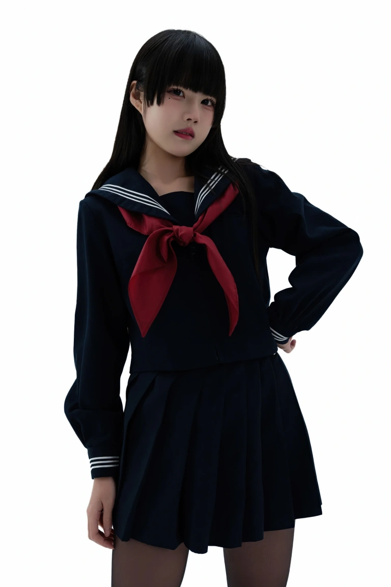 清水凪《後輩ちゃんの制服》主题写真：92张全套美图