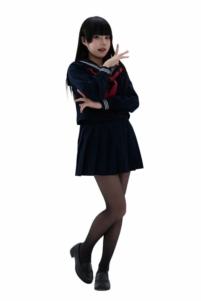 清水凪《後輩ちゃんの制服》主题写真：92张全套美图