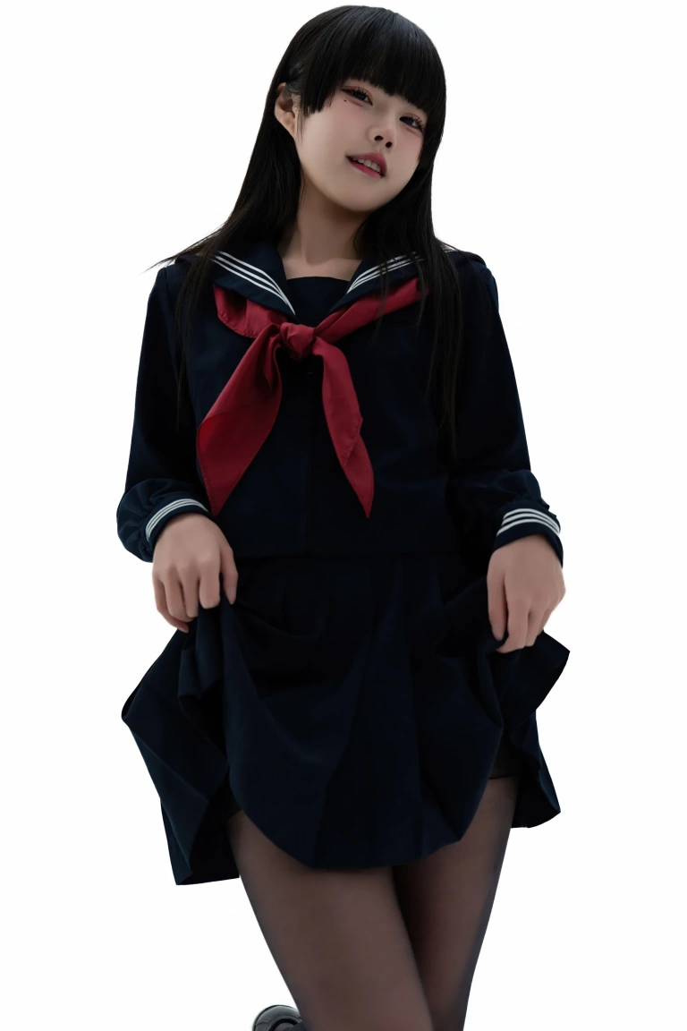 清水凪《後輩ちゃんの制服》主题写真：92张全套美图