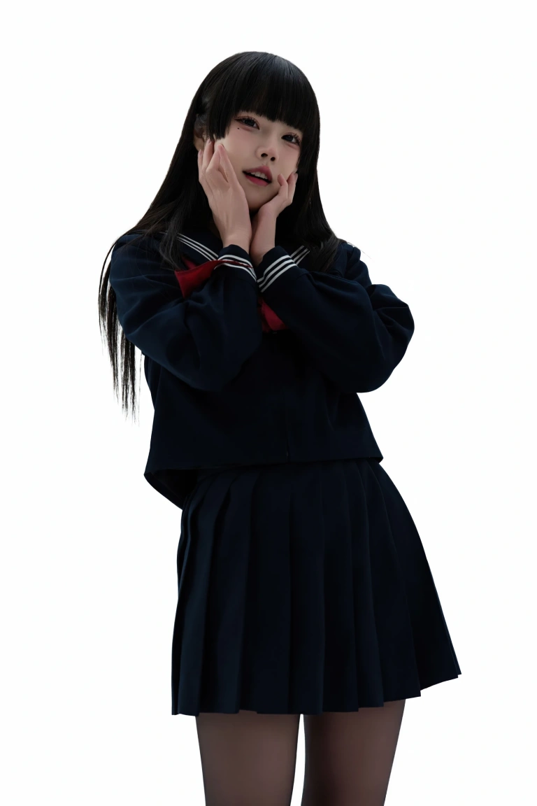 清水凪《後輩ちゃんの制服》主题写真：92张全套美图