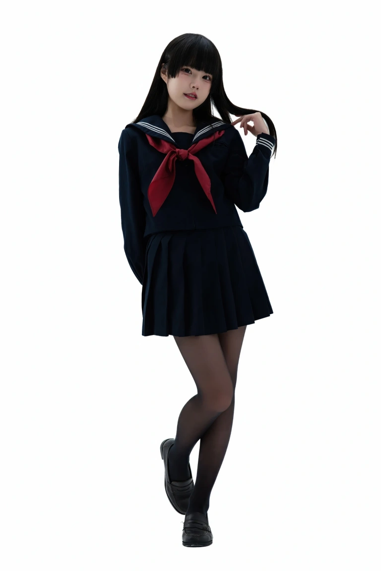 清水凪《後輩ちゃんの制服》主题写真：92张全套美图