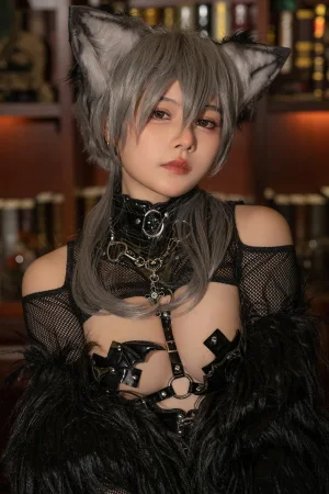 七月喵子《幻想兽娘集月食 克丝古》主题写真：18张全套美图