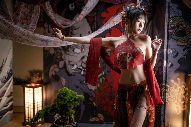 香草喵露露《2022春节贺图》主题写真：61张全套美图，含1个视频