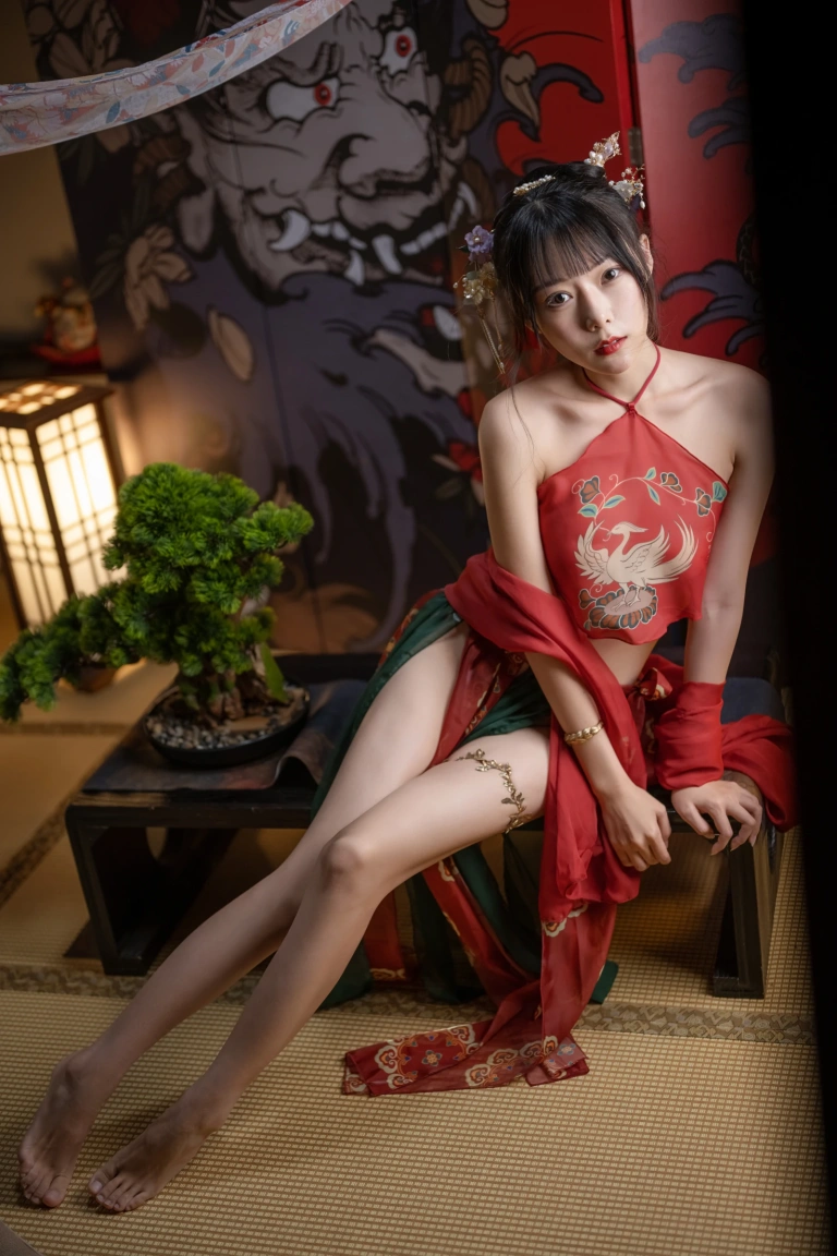 香草喵露露《2022春节贺图》主题写真：61张全套美图，含1个视频