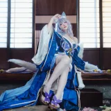宮本桜《碧蓝航线 信浓 原皮》主题写真：20张全套美图