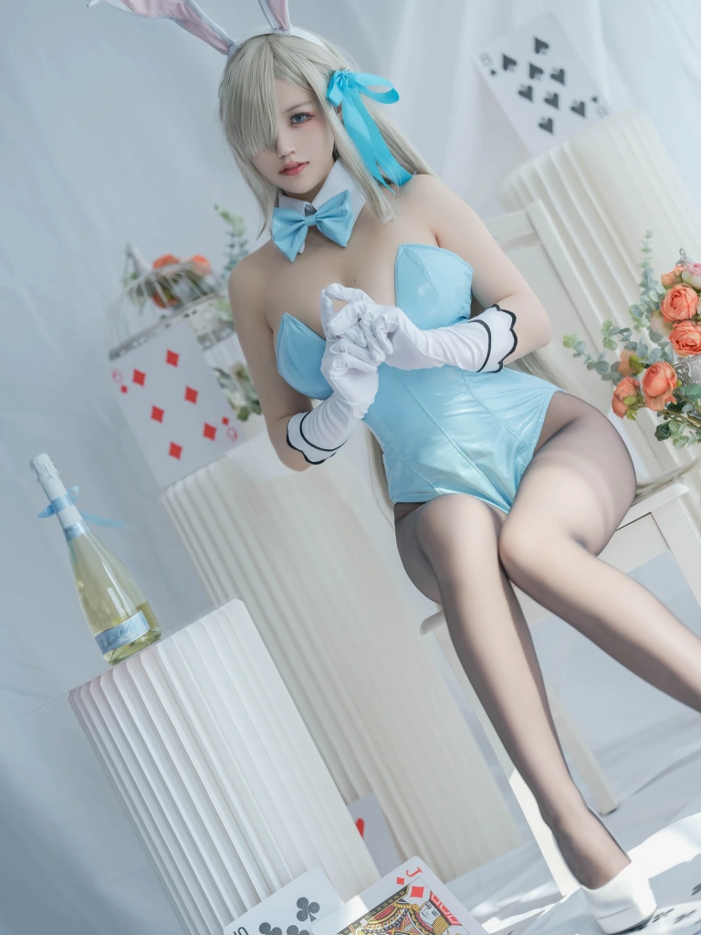 小仓千代《明日奈 兔女郎》主题写真：22张全套美图