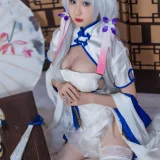 西园寺南歌《碧蓝航线 光辉旗袍》主题写真：24张全套美图