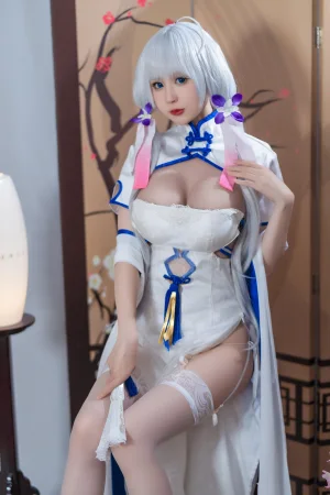 西园寺南歌《碧蓝航线 光辉旗袍》主题写真：24张全套美图