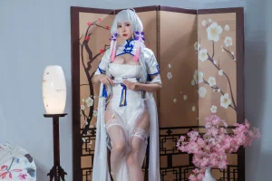 西园寺南歌《碧蓝航线 光辉旗袍》主题写真：24张全套美图