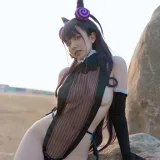 阿半今天很开心《紫式部水着》主题写真：25张全套美图