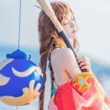 桜桃喵《王者荣耀 大乔》主题写真：27张全套美图
