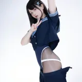 屿鱼《竞泳》主题写真：28张全套美图