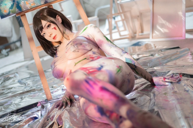 皮皮奶《生日贺图》主题写真：30张全套美图