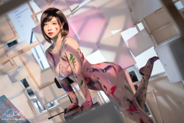 皮皮奶《生日贺图》主题写真：30张全套美图
