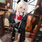 九柒喵《蔚蓝档案 笑面教授兔女郎》主题写真：36张全套美图