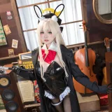 九柒喵《蔚蓝档案 笑面教授兔女郎》主题写真：36张全套美图