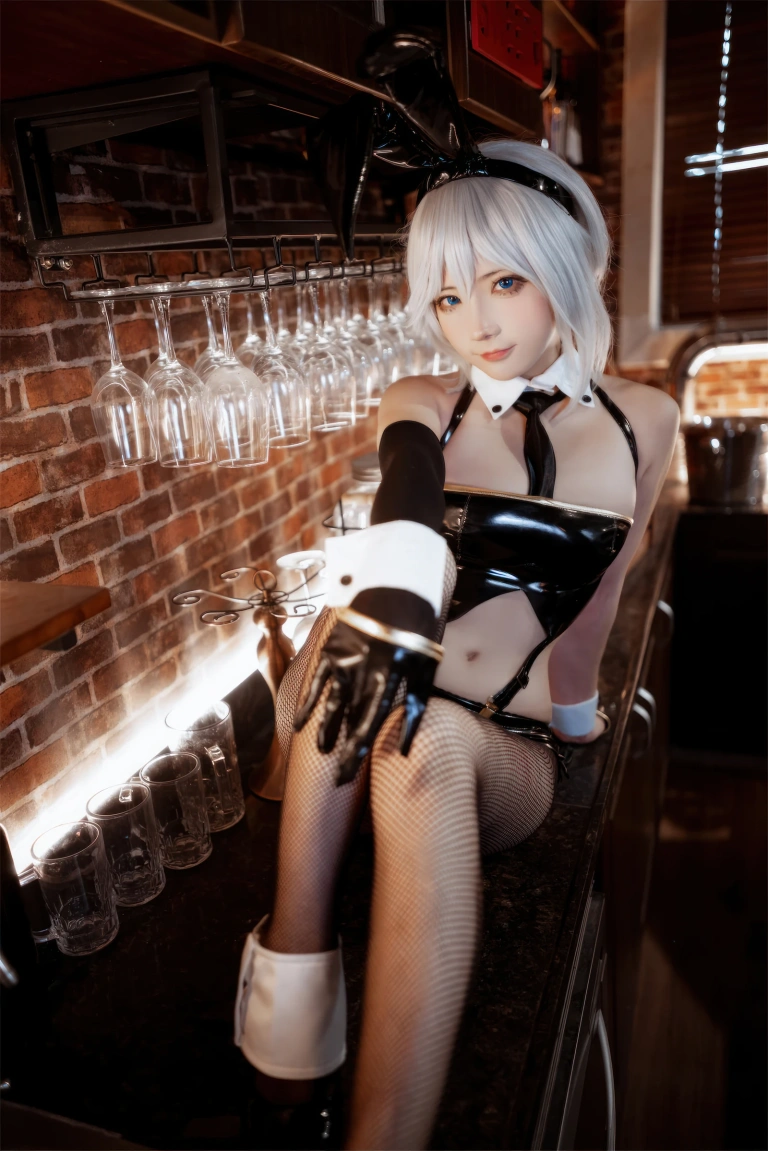 是三不是世《华盛顿兔女郎》主题写真：37张全套美图