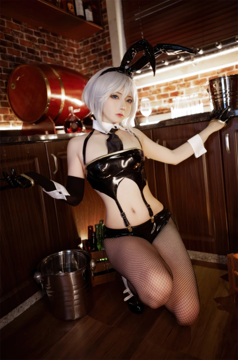 是三不是世《华盛顿兔女郎》主题写真：37张全套美图