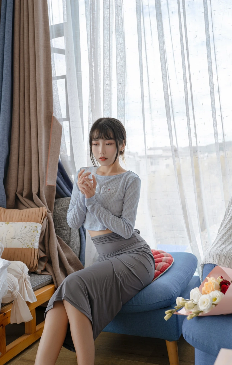 不呆猫《吉他姐姐》主题写真：38张全套美图，含3个视频