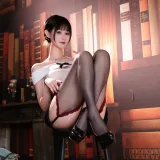 羽生三未《甜系OL》主题写真：32张全套美图