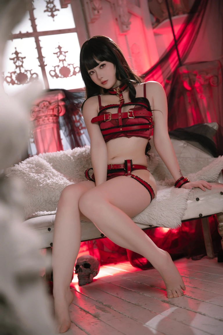 屿鱼《晚安魔法》主题写真：22张全套美图